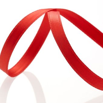 RUBAN SATIN 6 MM X 100 M VERT FONCE