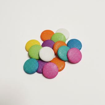Sachet boutons fantaisie pailletés
