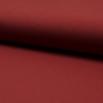 Maille jersey viscose stretch lourd uni terra cotta