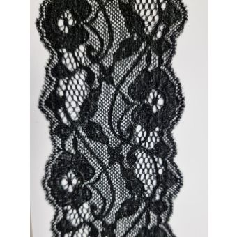 Haut Alfani Noir Dentelle Et Satin - Taille 10 Avec Ruban - Neuf Avec étiquette