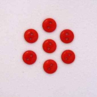 Lot de 20 Mini Boutons 9mm - Rouge