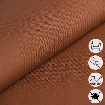 Tissu bâche Sunny uni terracotta
