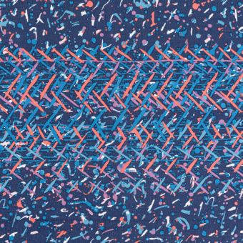 Tissu liberty soie crêpe bleu