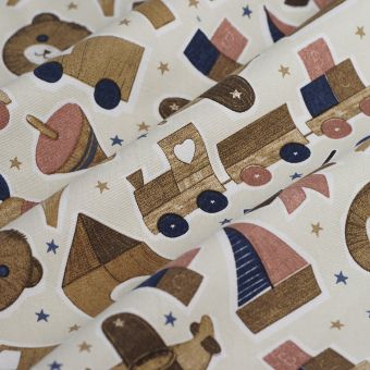 Tissu coton épais jouets