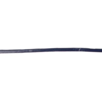 Lacette simili cuir 3mm marine au mètre