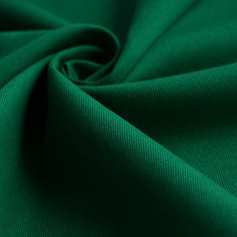 Tissu twill coton uni vert