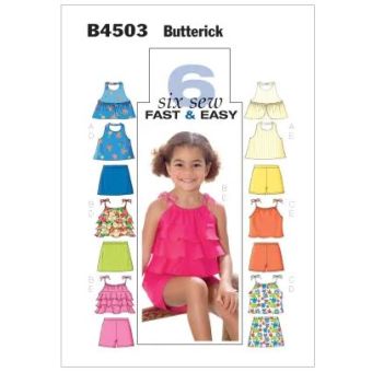 Patron combinaison fille Butterick 4503