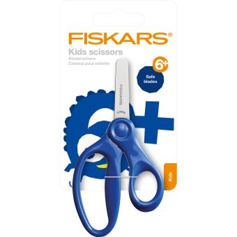 Ciseaux enfant à bout rond 13 cm bleu - Fiskars