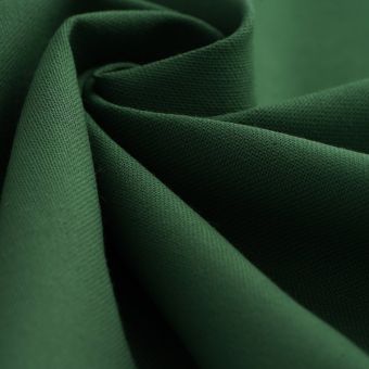 Tissu coton épais Panama grande largeur vert