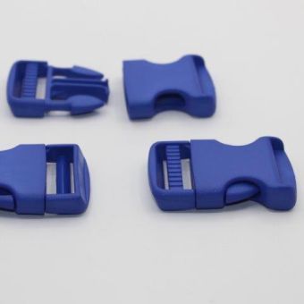 Lot de 3 boucles a ouverture rapide bleu indigo