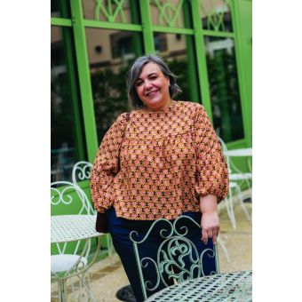 Patron Gabrielle blouse et robe femme 46-60 - Germain Patrons