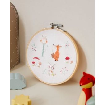 DMC Kit Point de croix Gift Of Stitch - Monogramme amis de la forêt 