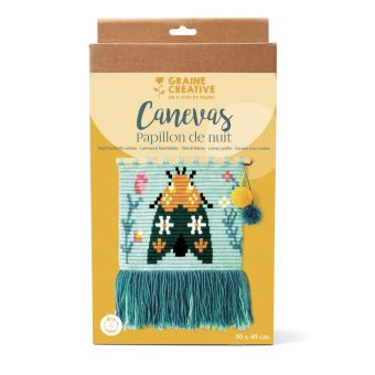 Kit DIY Canevas - Papillon de nuit