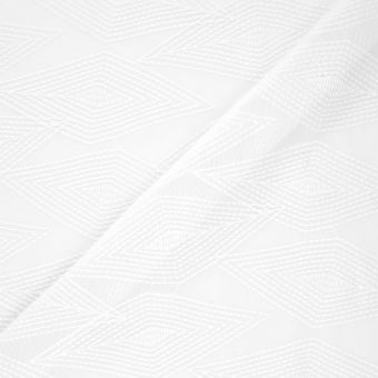 Tissu voile brodé triangles