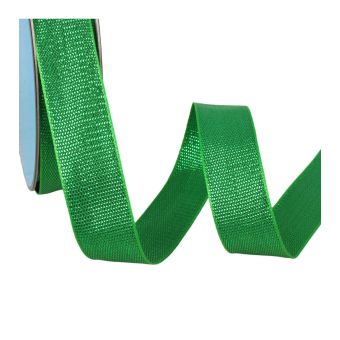 Bobine 25m ruban métallique vert vif