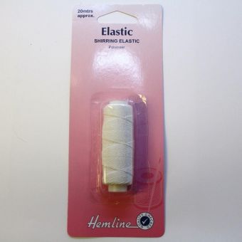 Fil Elastique 0,75 mm x 20 M - Blanc