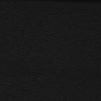 Toile coton lin lavé noire