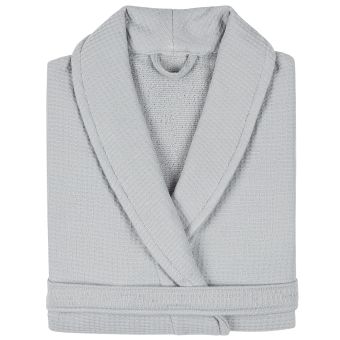 Peignoir nid d'abeille NATURAL col châle Col châle XL