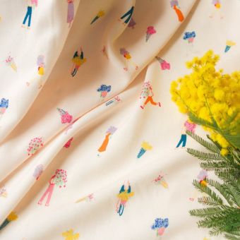 Tissu viscose Marché aux Fleurs - Lise Tailor