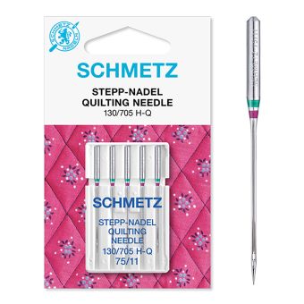 Aiguilles machine Schmetz universelles quilting 75 - blister de 5