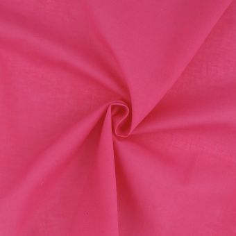 Tissu voile de coton Olivia rose fuchsia