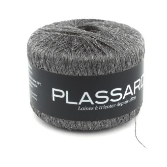 Pelote de fil à tricoter Sidéral anthracite - Plassard