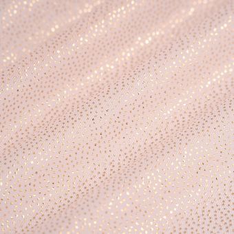 Tissu tulle rose point or