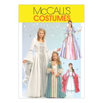 Patron McCALL's M5731MISS Robe de princesses femme 36-50