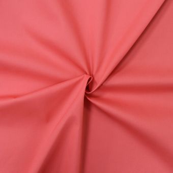 Tissu popeline de coton rose framboise - designers-factory (1m x 1m46)