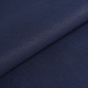 Tissu toile transat unie navy 44cm