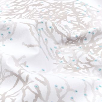 Tissu enduit souple Calédonie beige