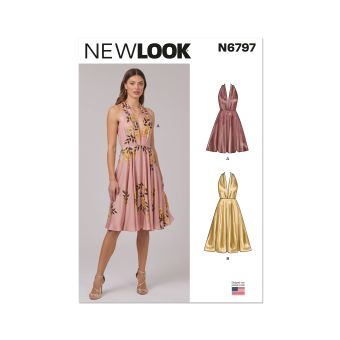 Patron new look 6797 robe femme