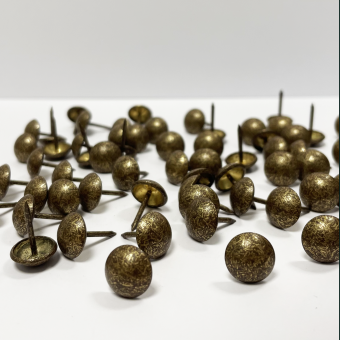 Boite de 1000 clous tapissier rond bronze