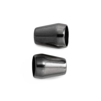 Embouts cordons x2 gris