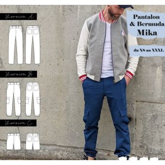 Patron Mika pantalon homme du XS au XXXL - SuperBison