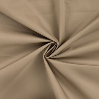 Tissu twill workwear uni taupe