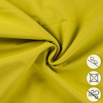 Tissu softshell uni jaune