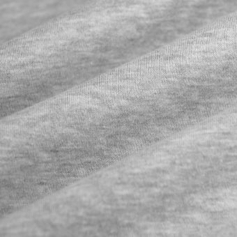 Tissu molleton sweat uni gris clair