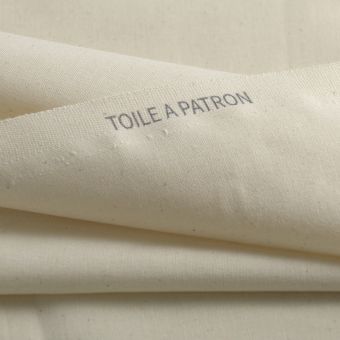 Tissu toile à patron naturel