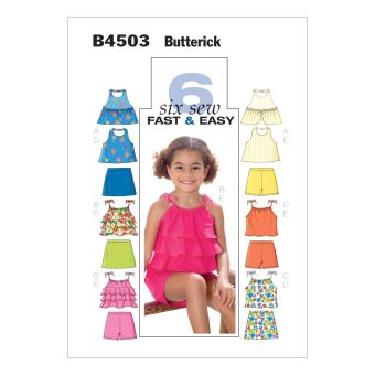 Patron combinaison fille Butterick 4503