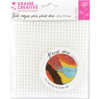 Toile smyrne pour point noué 600x750mm