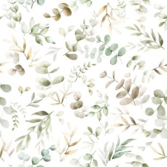 Tissu Impermeable Feuillage, coupon 1m x laize (155cm)