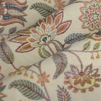 Tissu jacquard Perse pastel