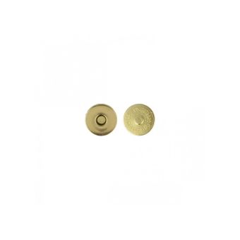 Lot de 2 fermoirs magnet à rivets couleur or 19mm
