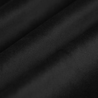 Tissu velours lisse Lisa noir 