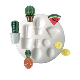 Graine Créative - Moule en silicone (mini) Exotique