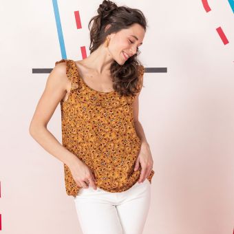 Patron MT top dentelle Calypso