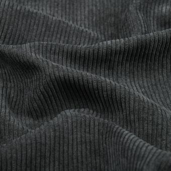 Coupon de velours côtelé fin vert kaki 50 x 70 cm