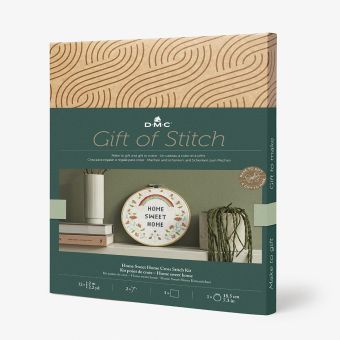 KIT POINT DE CROIX - HOME SWEET HOME - GIFT OF STITCH