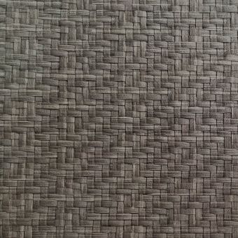 Tissu simili cuir extérieur Rattan gris anthracite